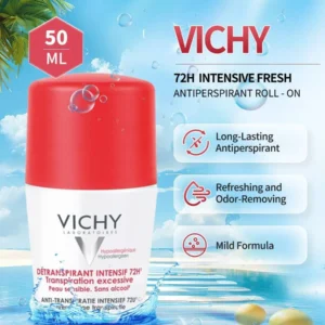 Vichy فيشي 72 ساعة مضاد للتعرق فعال بالرول 50مل
